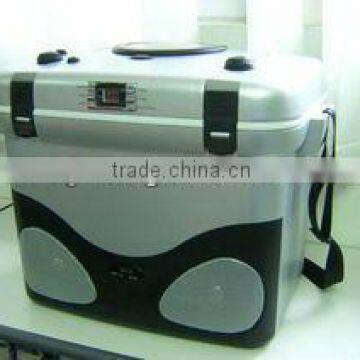 Promotion picnic Cooler box with radio