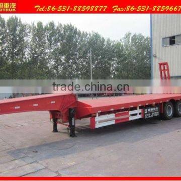 Top design 3 axles low bed truck trailer