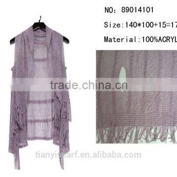 fashionable lady knit poncho winter warm shawl soild scarfs pashmina