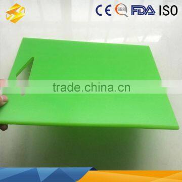 high efficient antibacterial non slip plastic PE cutting board