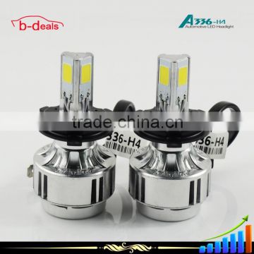 B-deals 12 month warranty car LED lighting, h4 h11 h13 9006 9007LED headlight,A336 led headlight conversion kit