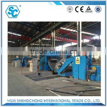 Automatic cut to length machine line for cold-rolled coil