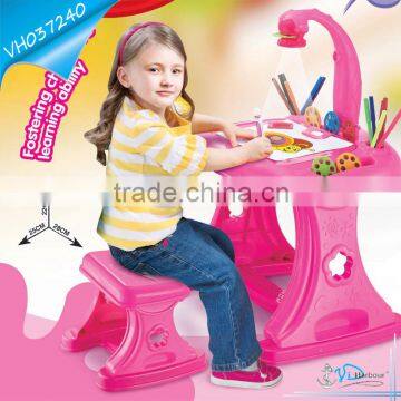 Children Digital Light Drawing Table Toy 4 in 1