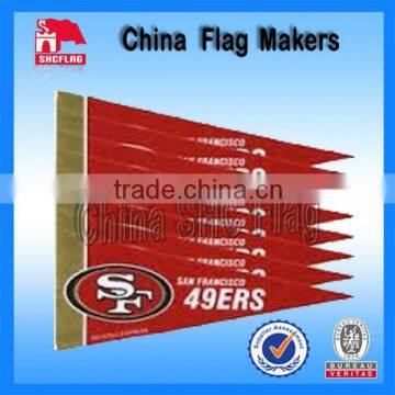 Custom logo design felt sport banner flag for sale                        
                                                Quality Choice