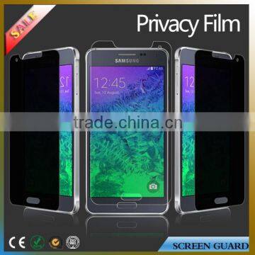 Anti peep privacy screen protector/film/guard for Samsung galaxy alpha G850