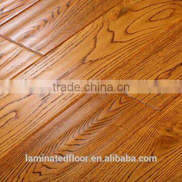 8.3mm elegant hand scratch laminated floor factory price