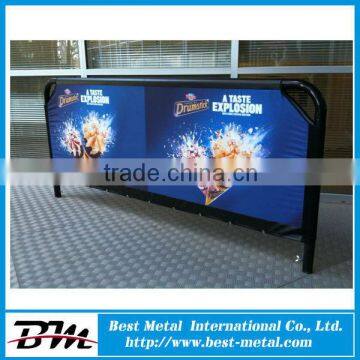 cheap vinyl banner printing outdoor cafe barrier