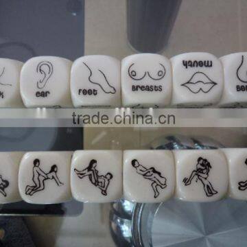28MM Fun Dice/28# Flirt Screen Printing Dice/Novelty Fun Creative Dice photo-3