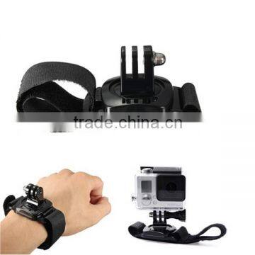 360 Degrees Rotate Glove Hand Strap Fixed Belt + Fixed Screw for HD Sports Cameras