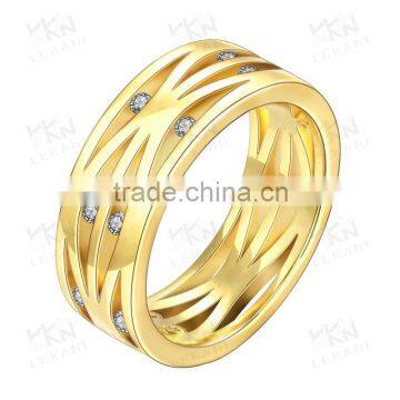 LEKANI 2015 new latest gold finger ring designs for men