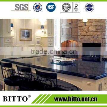 Popular black solid surface sheets for reception desk/ dining table