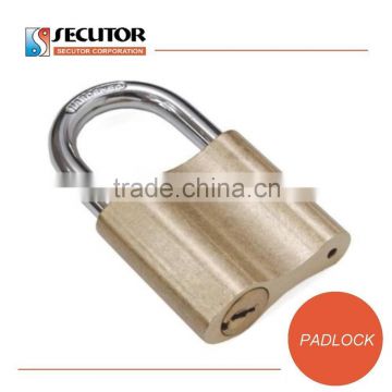 Safe Luggage Brass Padlock with Key