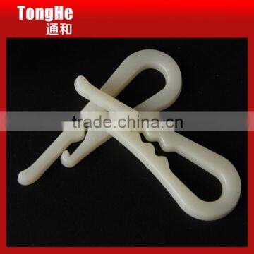 Milky Color Plastic Shirt Packing Clip for clothing