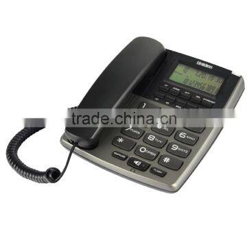 Uniden - AS 7402 Big Button & CID, High Quality speakerphone, Message Waiting Lamp Wall Mountable Corded Phone