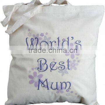 Heating transfer printing 8 OZ natural color cotton cloth bag