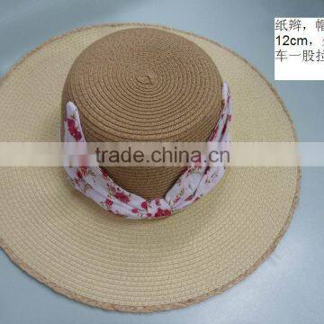 Straw Hat for Lady Cheap Straw Beach Summer Hat