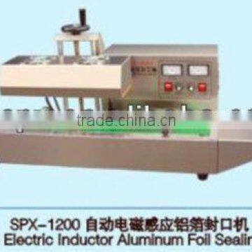 SPX-1200 full automatic electric inductor bottle aluminum foil sealing machine