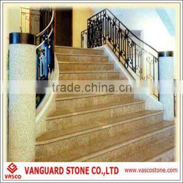 Natural stone stair treads