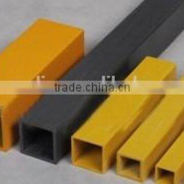 Fiberglass handrail square tube, 50mm frp square tube Environmentally Safe Frp Square Tube