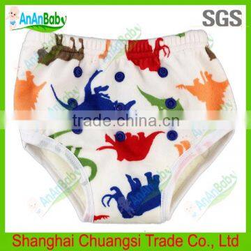 2014 New Products Minky Waterproof Bamboo Potty Training Pants