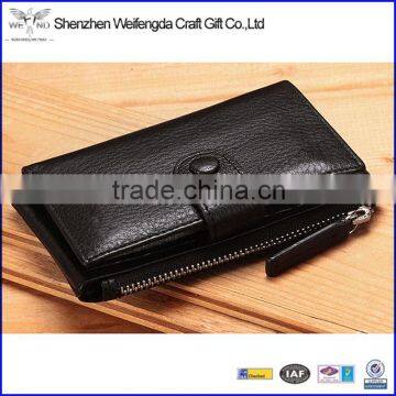 Factory wholesale genuine leather key holder card wallet