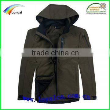 Brown Softshell Jacket for Men & Zipper Softshell Jacket