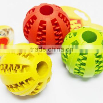 Pet rubber dog chew toy