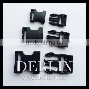 Black Separable Fastener Clip Plastic Belt Buckle