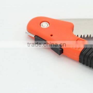 180MM 65mn Steel Hand Garden Folding Saw With Black Handle