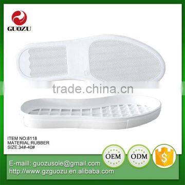 fashion ladies soft design thin rubber shoe soles