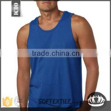 good quality customized available new style stringer tank top men