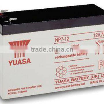 High quality YUASA battery 12V7AH (NP7-12)