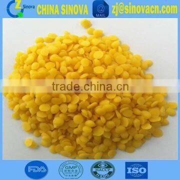 high refined yellow beeswax pellets