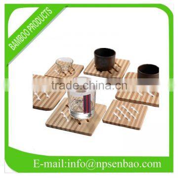 Bamboo hot table mat with two color