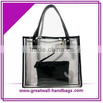 Clear Transparent PVC Beach Bag 2015