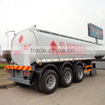 Fuel Tank Trailer used 3 axle oil tanker trailer 40 m3