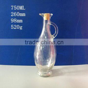 500ml sharp mouth oil glass bottle with handle                        
                                                                                Supplier's Choice