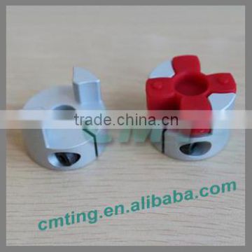 Spider flexible jaw coupling for stepper motor elastic spider inside