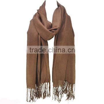 Pink Color Ladies Pashmina Scarf photo-2