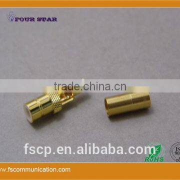 SMB Connector Male Crimp Soldering for SYV-75-2-2 Cable
