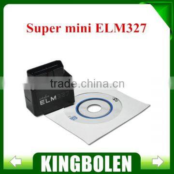 2016 Fast Shipping Super Mini ELM327 Bluetooth Interface V2.1 OBD2 II Auto Diagnostic Tool ELM 327 Work ON Android Torque/PC