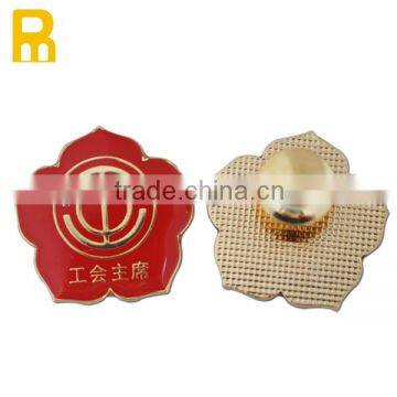 custom high quality wholesale metal soft enamel metal pin badges