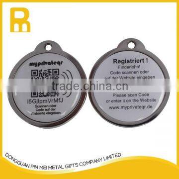 ntag213 NFC tag with 3M sticker 25mm round anti-metal nfc dog pet tag
