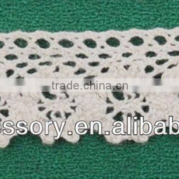 dyeable cotton entredeux lace,crochet 100% cotton lace trim,daisy lace cotton