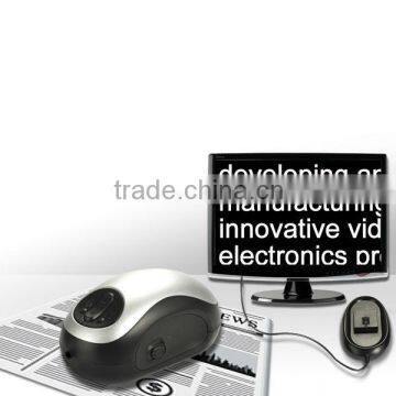 Wireless TV Electronic Digital magnifier (Electronic reading aid ) with 4 Color Modes Freeze Zoom in/out