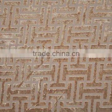 100%T Burnt-out Velvet(factory) Fabric for Home Decoration