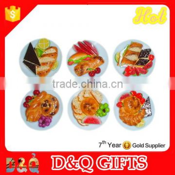 Polyresin gourmet magnet souvenir