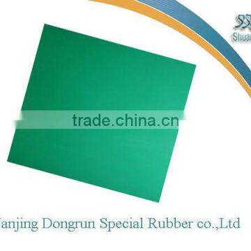 Side light side wove antistatic rubber sheet