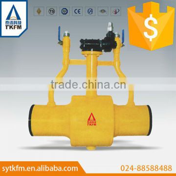 worm gear api6d natural gas ball valve,gas service valve