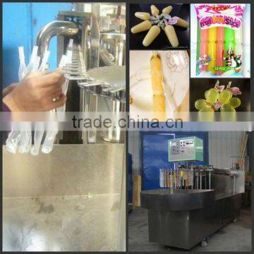 high efficiency ice jelly drink in plastic sleeves filling and sealing packing machine